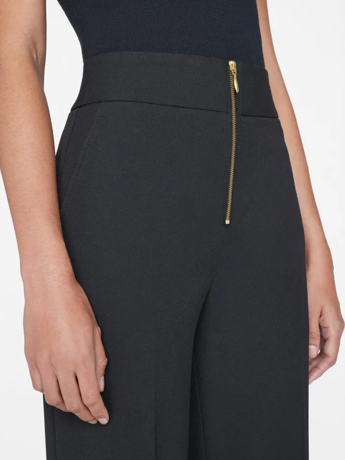 Women Pants FRAME Relaxed Trouser 8212 Noir