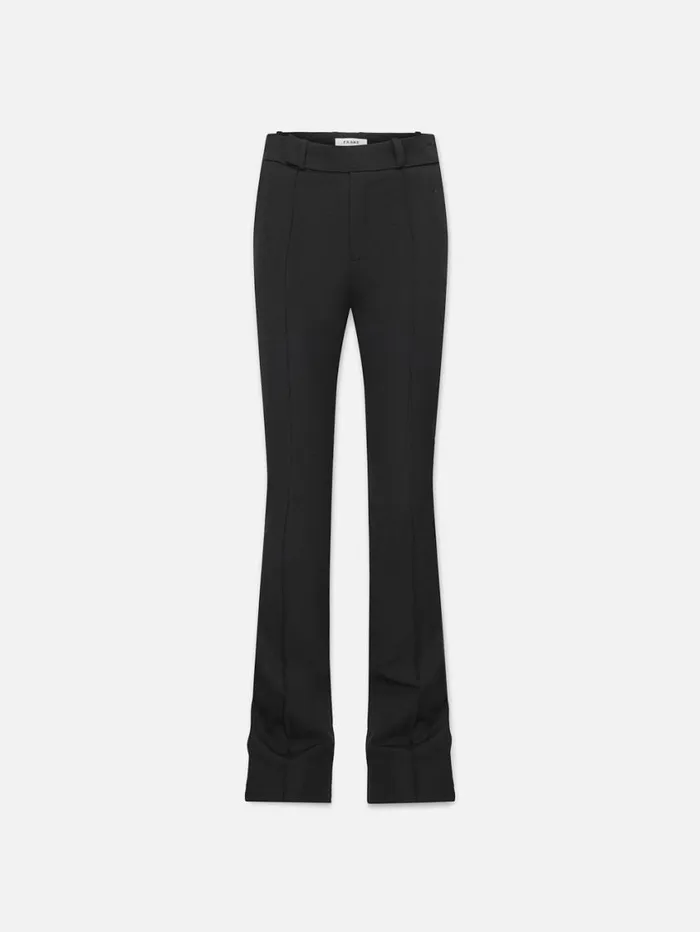 Women Pants FRAME The Slim Stacked Trouser 8212 Black
