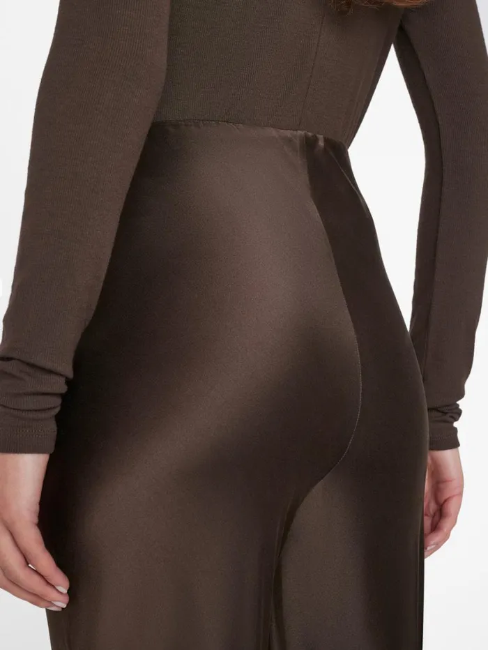 Women Pants FRAME Wide Leg Pull On Pant 8212 Espresso Women Pants FRAME Wide Leg Pull On Pant 8212 Espresso