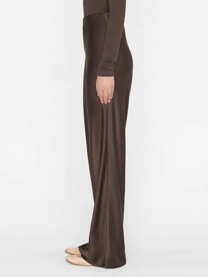 Women Pants FRAME Wide Leg Pull On Pant 8212 Espresso Women Pants FRAME Wide Leg Pull On Pant 8212 Espresso