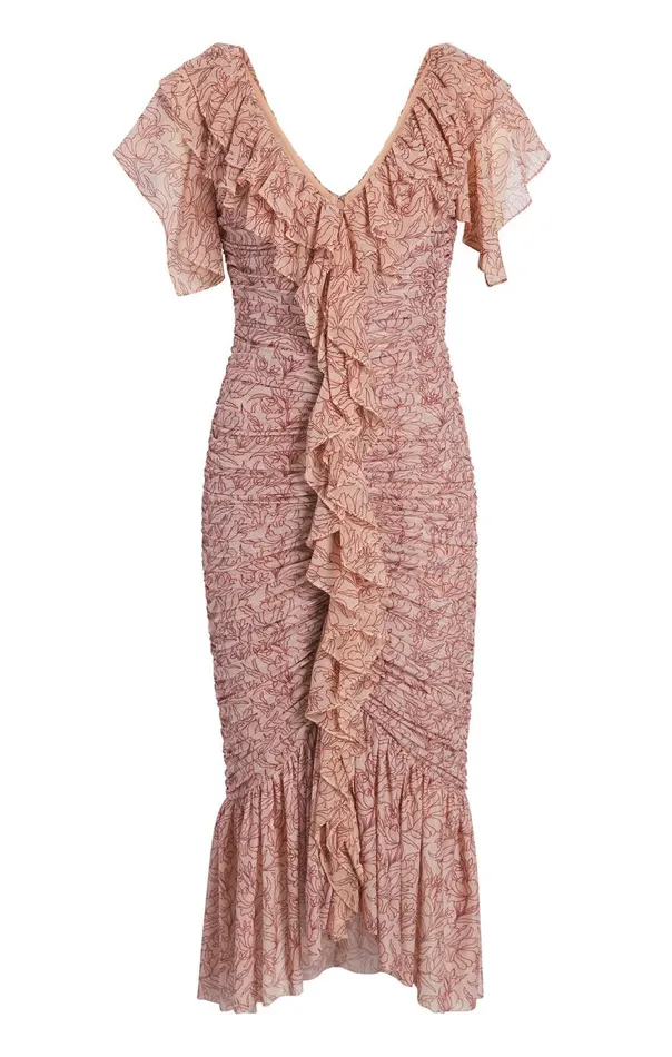 Women Paola Dress Blushermulti Cinq Sept Cocktail and Evening