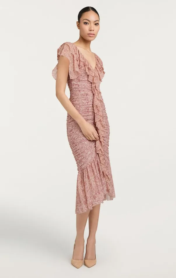 Women Paola Dress Blushermulti Cinq Sept Cocktail and Evening