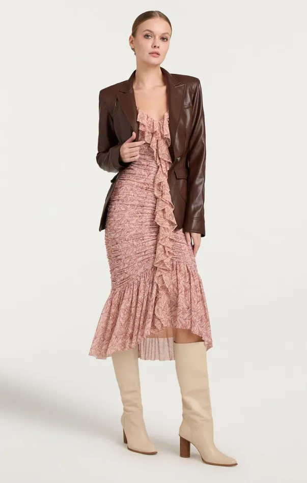 Women Paola Dress Blushermulti Cinq Sept Cocktail and Evening