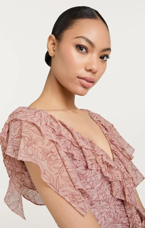 Women Paola Dress Blushermulti Cinq Sept Cocktail and Evening