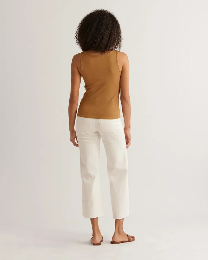 Women PIMA COTTON BABY TANK Bronze Pendleton Shirts and Blouses