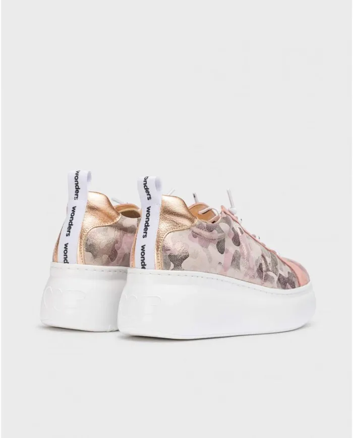 Women Pink DORITA Sneaker Wonders Platforms