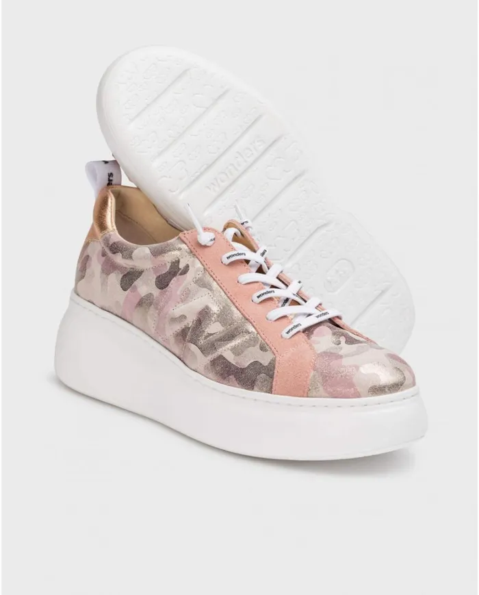 Women Pink DORITA Sneaker Wonders Platforms
