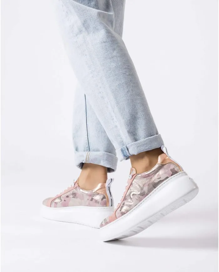Women Pink DORITA Sneaker Wonders Platforms