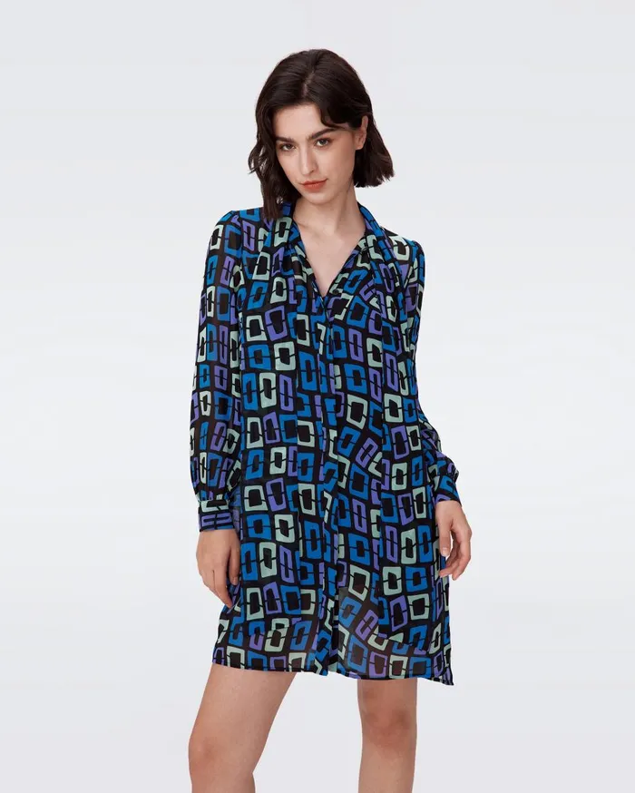 Women Prue Dress Chain Dream Violet DVF Dresses