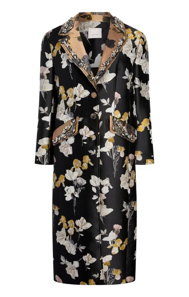 Women Rabia Coat Blackmulti Cinq Sept Jackets