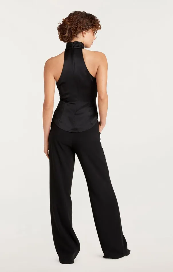 Women Rachel Top Black Cinq Sept Tank Tops and Camisoles