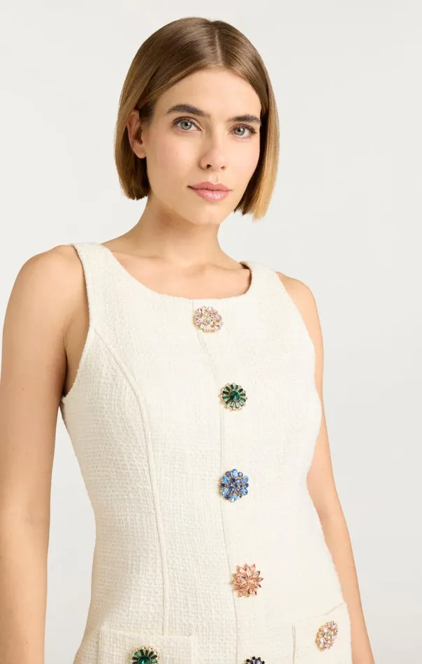 Women Randi Dress Gardenia Cinq Sept Mini