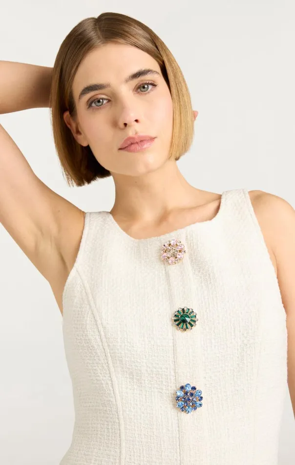 Women Randi Dress Gardenia Cinq Sept Mini