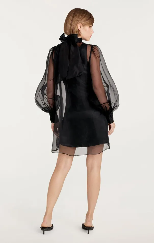 Women Reo Dress Black Cinq Sept Mini