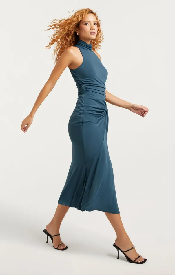 Women Rori Dress Onyx Cinq Sept Midi