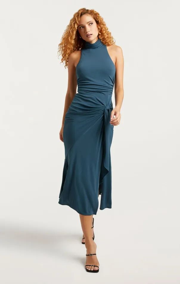 Women Rori Dress Onyx Cinq Sept Midi