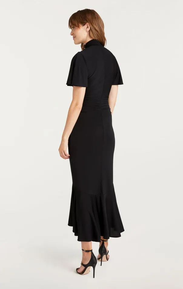 Women Rosita Dress Black Cinq Sept Midi
