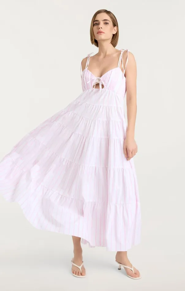 Women Ryley Dress Whitebubblegum Cinq Sept Coverups