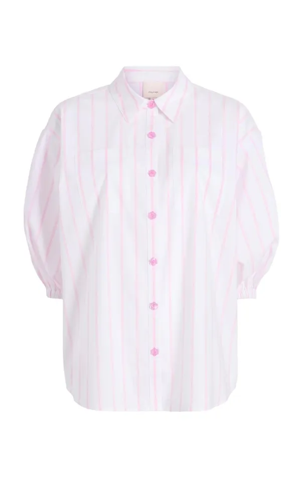 Women Sammy Stripe Jacques Top Whitebubblegum Cinq Sept Coverups