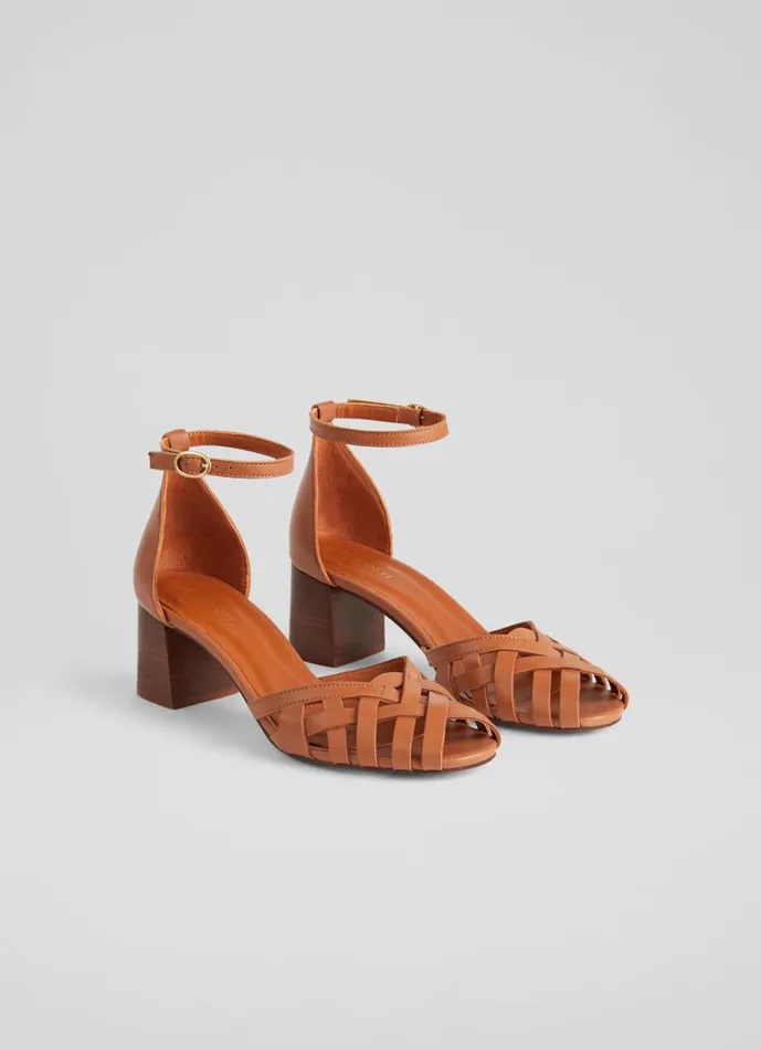 Women Sandals LKBennett Noemia Tan Leather CrissCross Sandals Tan Women Sandals LKBennett Noemia Tan Leather CrissCross Sandals Tan