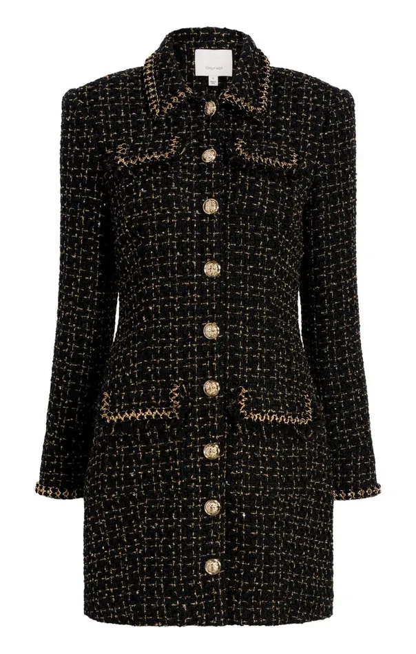 Women Sasha Dress Blackgold Cinq Sept Mini