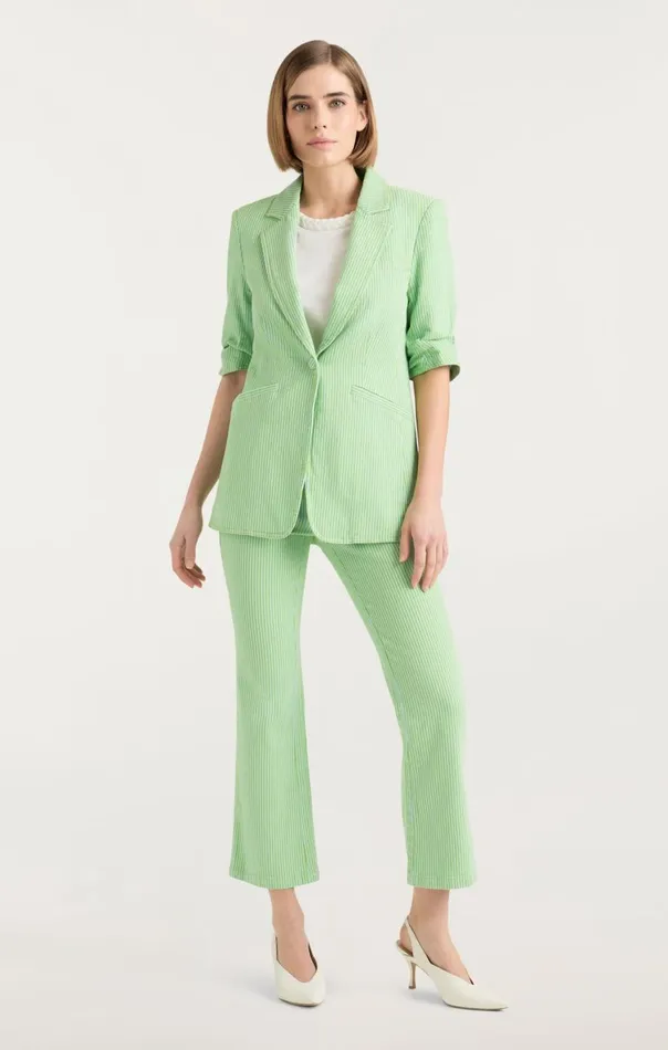 Women Short Sleeve Khloe Blazer Lushmeadowskylight Cinq Sept Blazers
