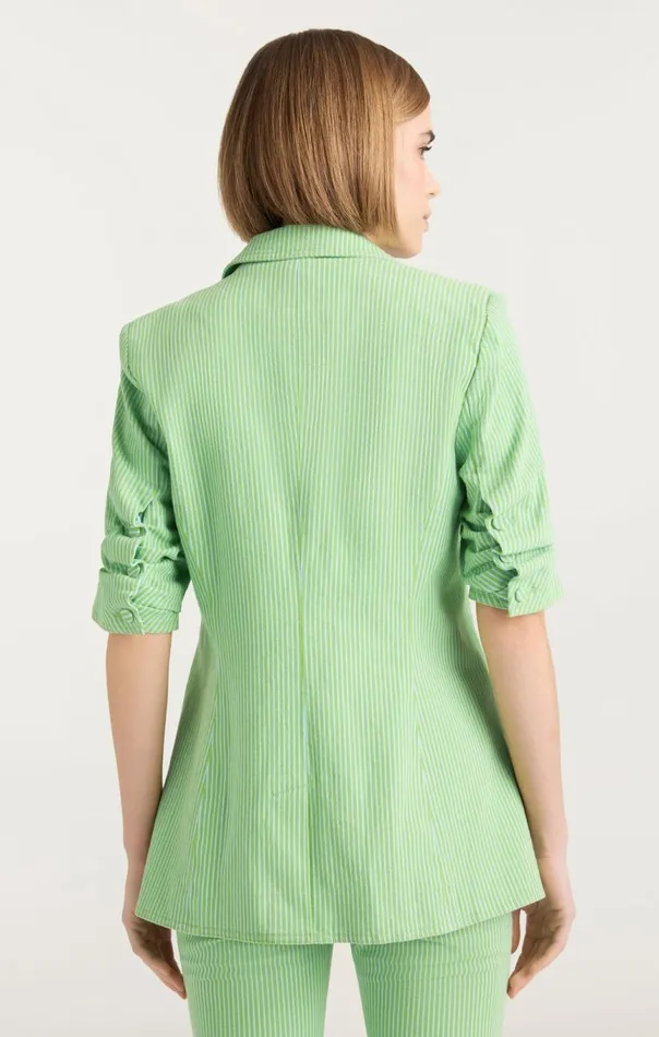 Women Short Sleeve Khloe Blazer Lushmeadowskylight Cinq Sept Blazers