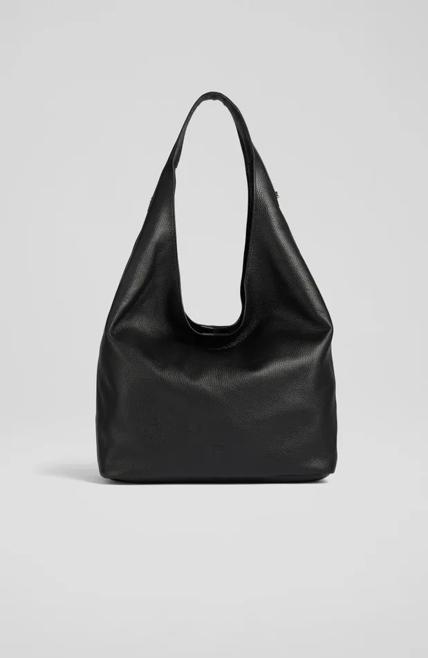 Women Shoulder Bags LKBennett Soula Black Leather Slouchy Shoulder Bag Women Shoulder Bags LKBennett Soula Black Leather Slouchy Shoulder Bag