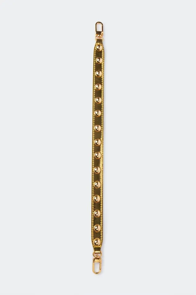 Women Simon Miller Bags Chrome Studded Strap In Star Gold