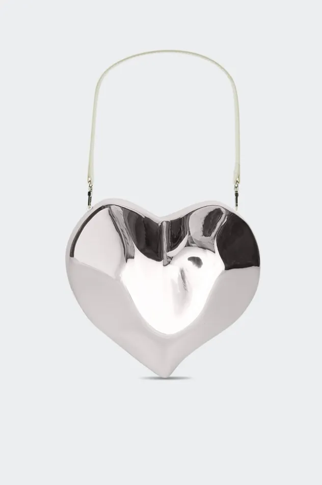 Women Simon Miller Bags Molded Heart Bag In Silver