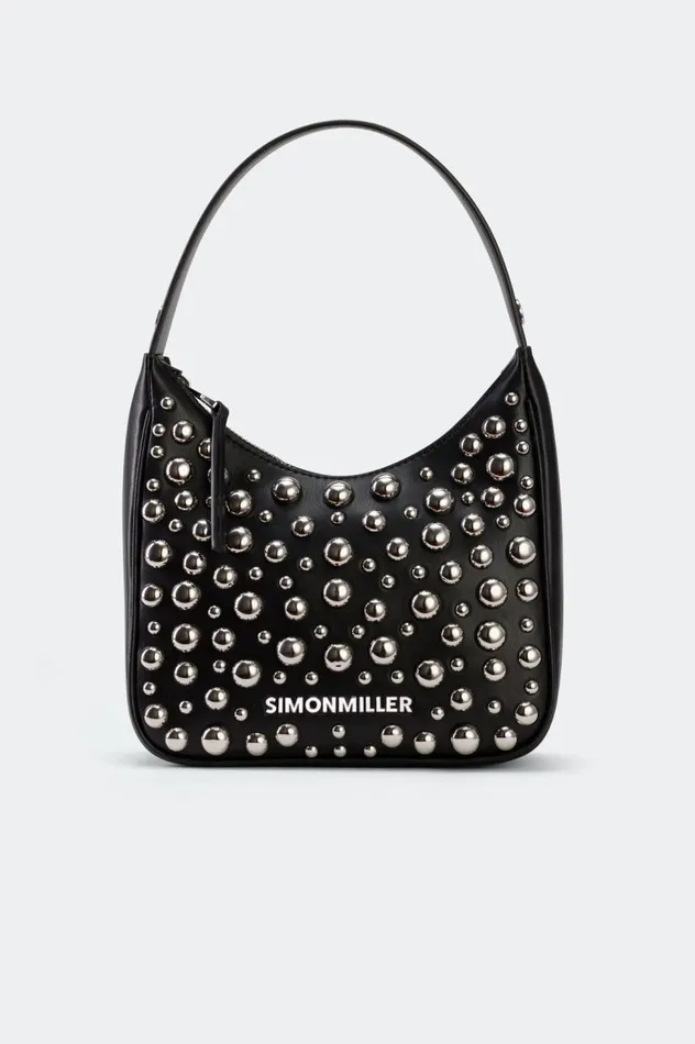 Women Simon Miller Bags Studded Snap Bag In BlackSilver