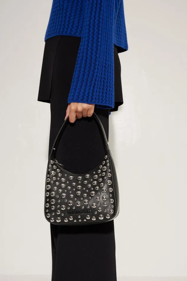 Women Simon Miller Bags Studded Snap Bag In BlackSilver Women Simon Miller Bags Studded Snap Bag In BlackSilver