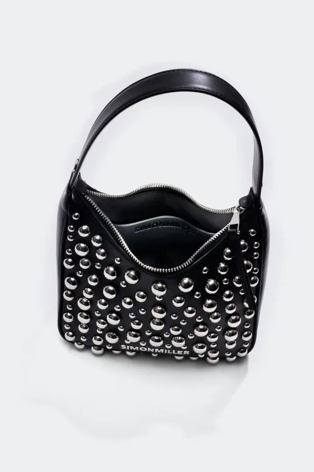 Women Simon Miller Bags Studded Snap Bag In BlackSilver Women Simon Miller Bags Studded Snap Bag In BlackSilver
