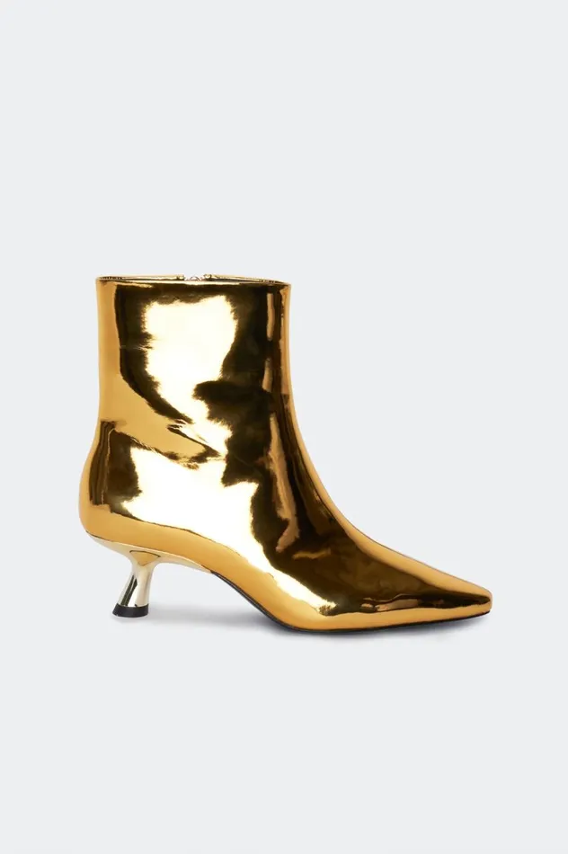 Women Simon Miller Boots Chrome Kuki Boot In Star Gold