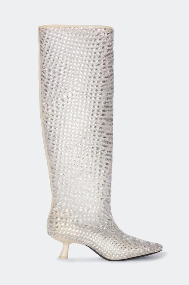 Women Simon Miller Boots Crystal Tall Kuki Boot In Seashell