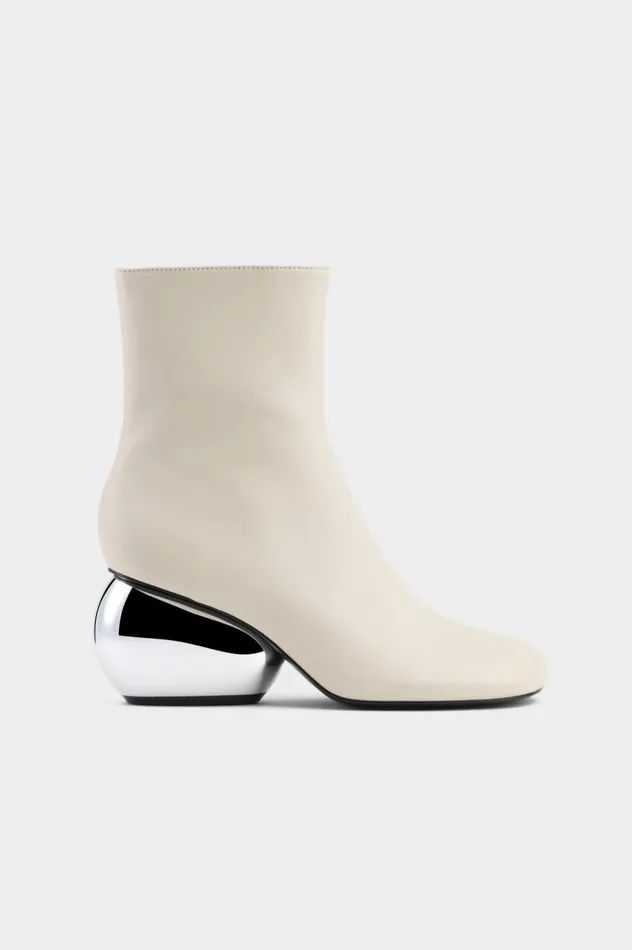 Women Simon Miller Boots Moderno Ankle Boot In Macadamia Cow Suede