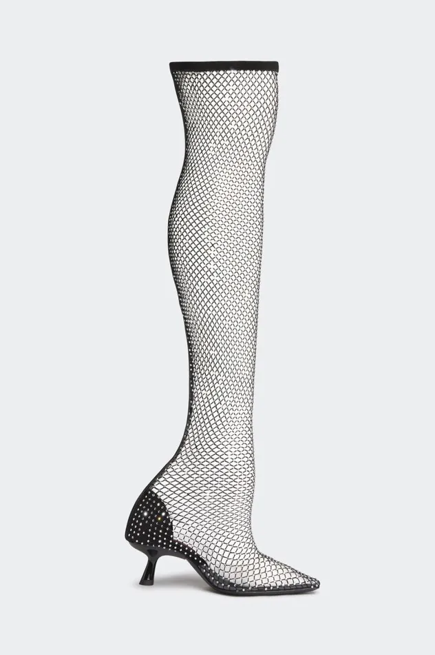 Women Simon Miller Boots Stocking Boot In BlackClear