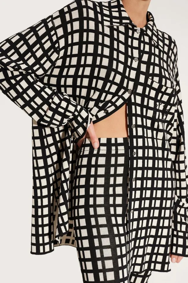 Women Simon Miller Bottoms Knits By Whitsett Pant In Windowpane Women Simon Miller Bottoms Knits By Whitsett Pant In Windowpane