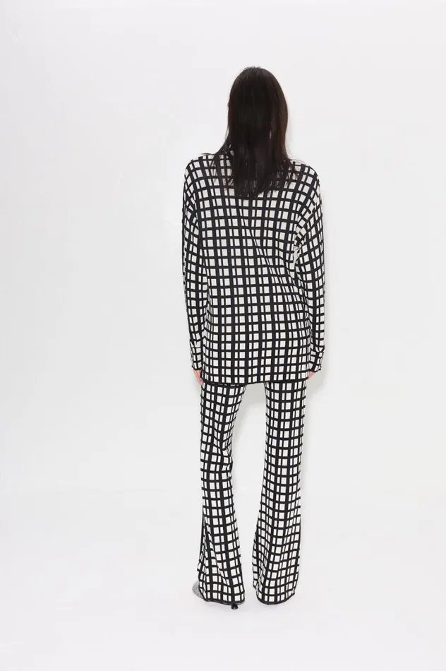 Women Simon Miller Bottoms Knits By Whitsett Pant In Windowpane Women Simon Miller Bottoms Knits By Whitsett Pant In Windowpane