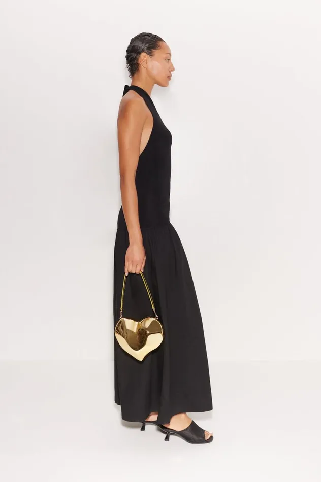 Women Simon Miller Dresses Junjo Combo Dress In Black