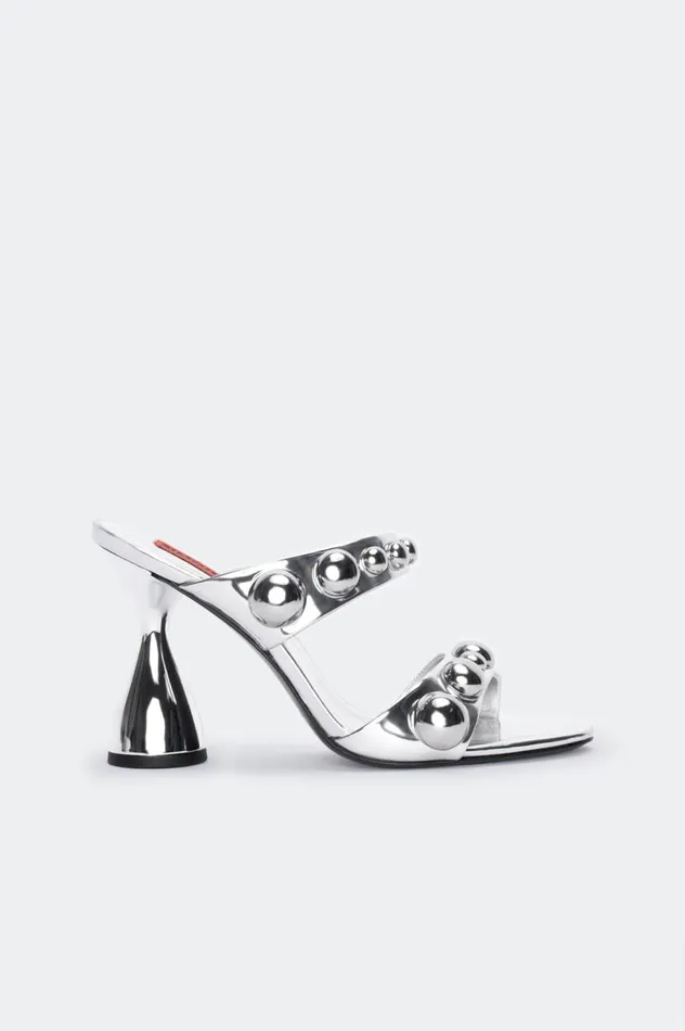 Women Simon Miller Heels Dome Stud Verner Heel In Silver