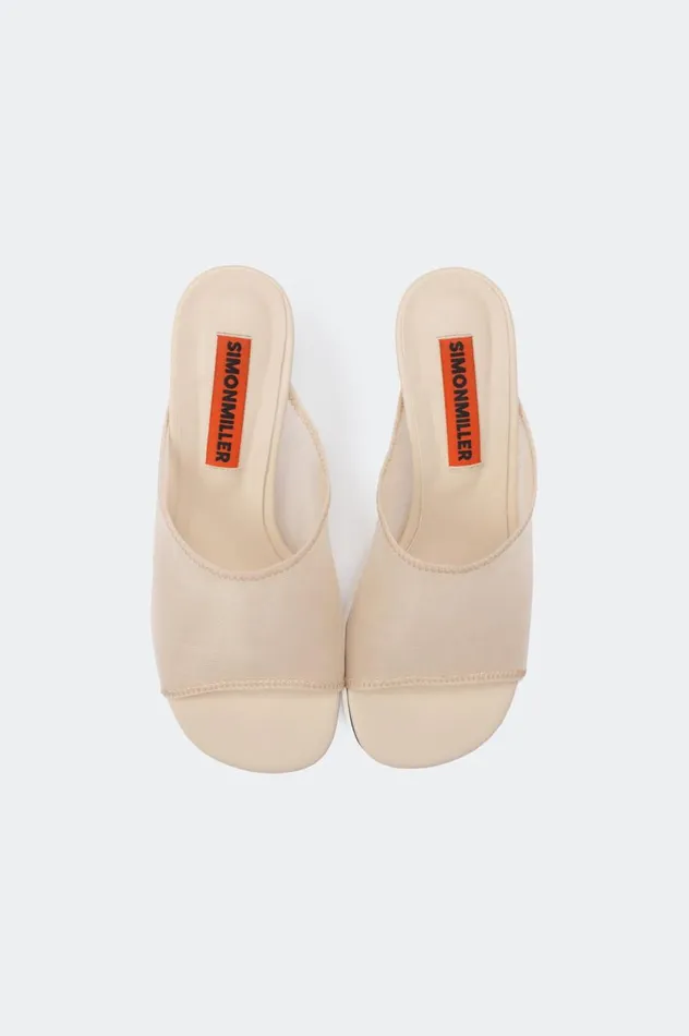 Women Simon Miller Heels Mesh Beep Heel In Seashell Women Simon Miller Heels Mesh Beep Heel In Seashell