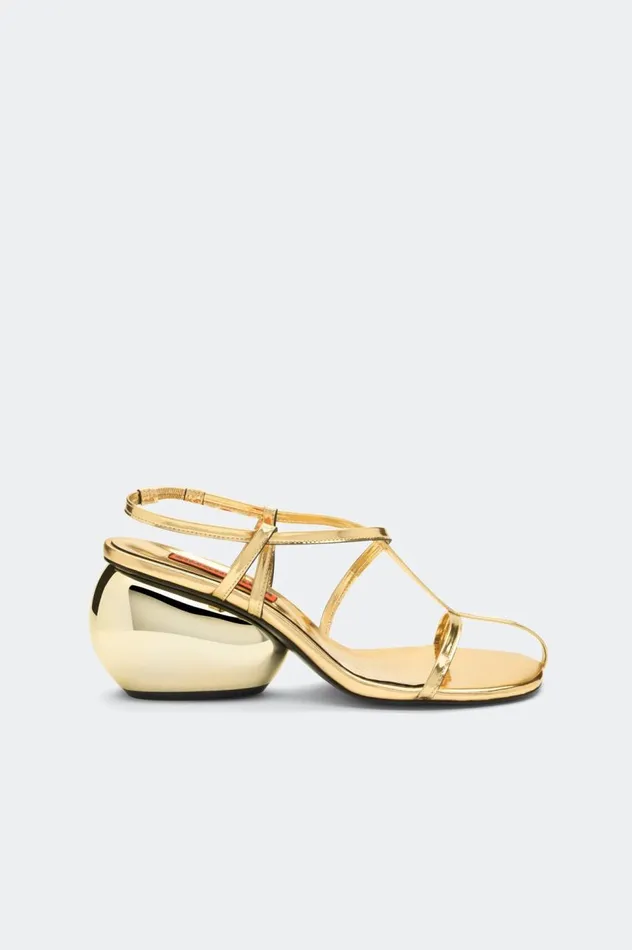 Women Simon Miller Heels Moderno Sandal In Star Gold