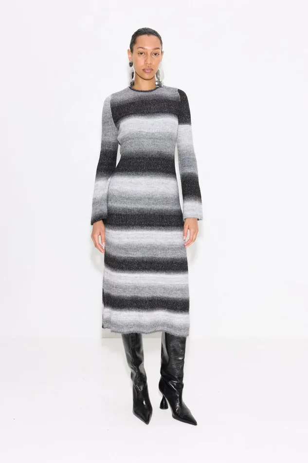 Women Simon Miller Knitwear Axon Knit Dress In Matisse Blue Multi