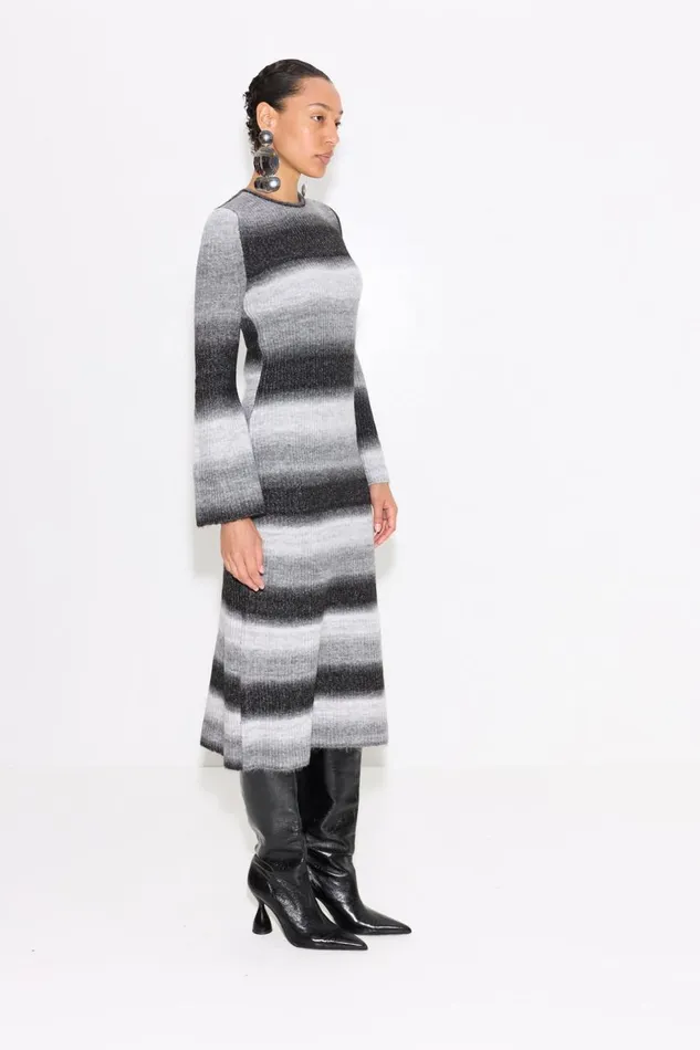 Women Simon Miller Knitwear Axon Knit Dress In Matisse Blue Multi Women Simon Miller Knitwear Axon Knit Dress In Matisse Blue Multi