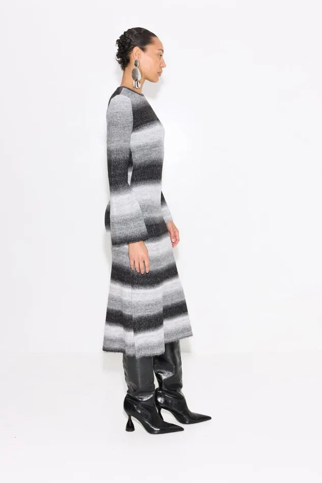 Women Simon Miller Knitwear Axon Knit Dress In Matisse Blue Multi Women Simon Miller Knitwear Axon Knit Dress In Matisse Blue Multi
