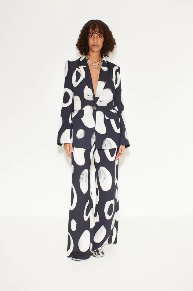 Women Simon Miller Outerwear Lennox Crepe Jacket In Painted Dot