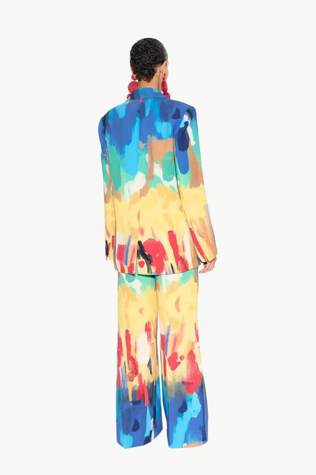 Women Simon Miller Outerwear Lennox Crepe Jacket In Palette Print Women Simon Miller Outerwear Lennox Crepe Jacket In Palette Print