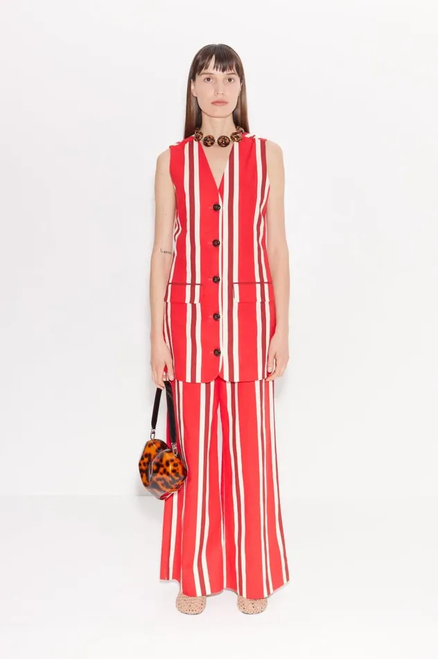Women Simon Miller Sets Carob Linen Mini Dress In Moroccan Spice Stripe Women Simon Miller Sets Carob Linen Mini Dress In Moroccan Spice Stripe