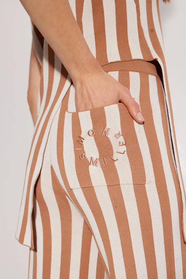 Women Simon Miller Sets Knits By Jabber Pant In Tan Stripe Women Simon Miller Sets Knits By Jabber Pant In Tan Stripe